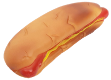 651065  Igračka gumena za životinje HOT DOG veliki 25x8 cm